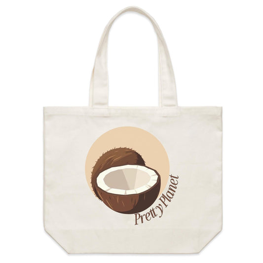 Shoulder Canvas Tote Bag - Coconuts