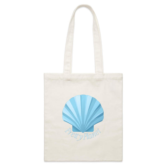 Small Canvas Tote Bag - Seashell