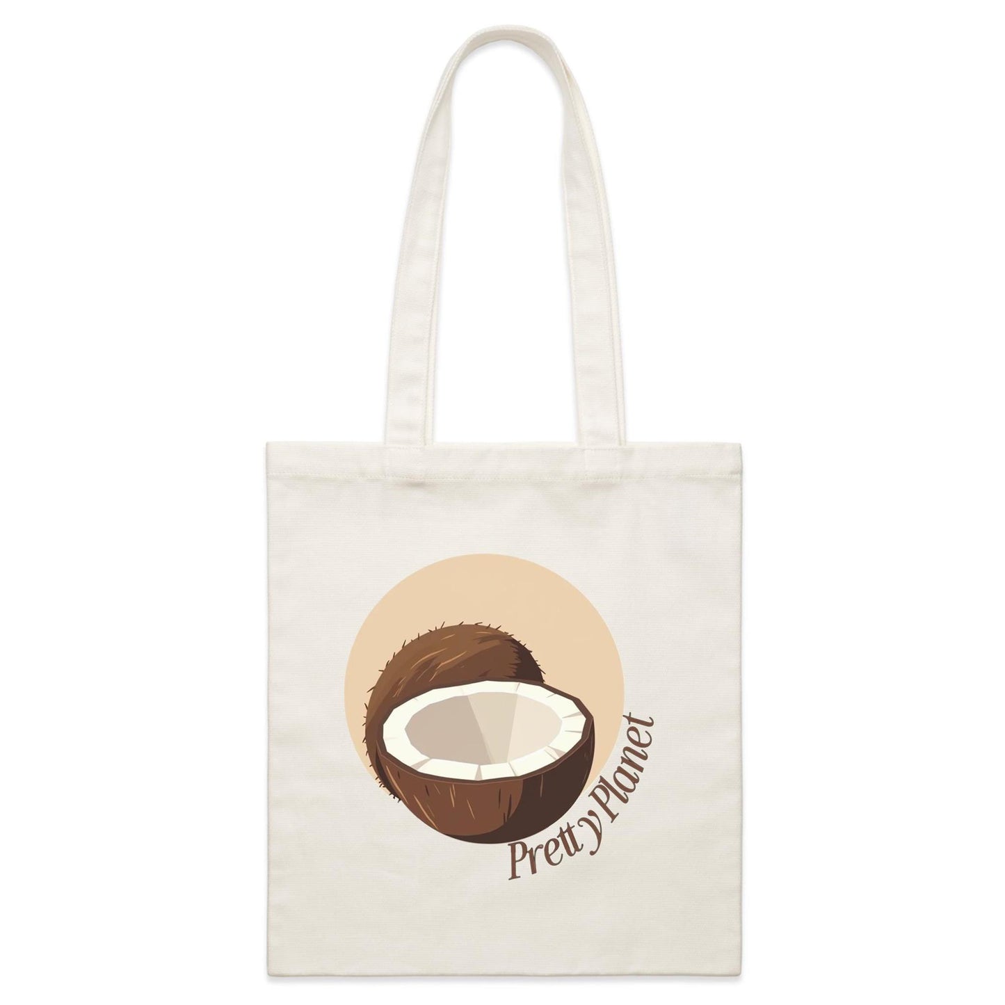 Small Canvas Tote Bag - Coconuts