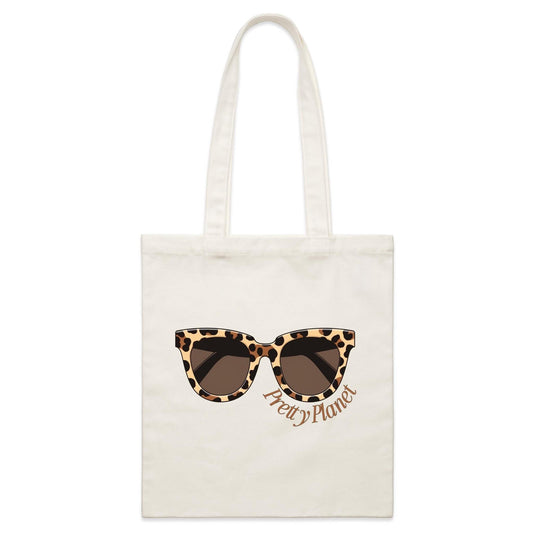 Small Canvas Tote Bag - Sunglasses