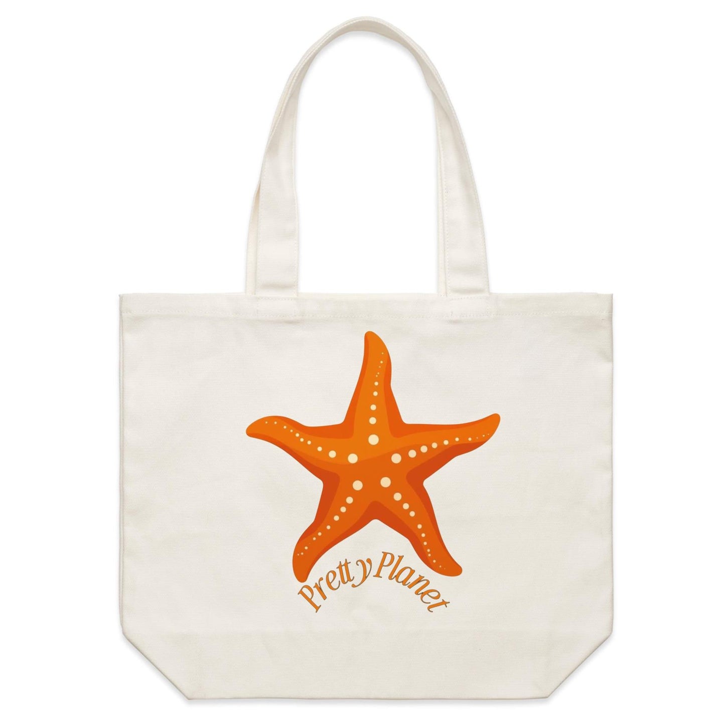 Shoulder Canvas Tote Bag - Starfish