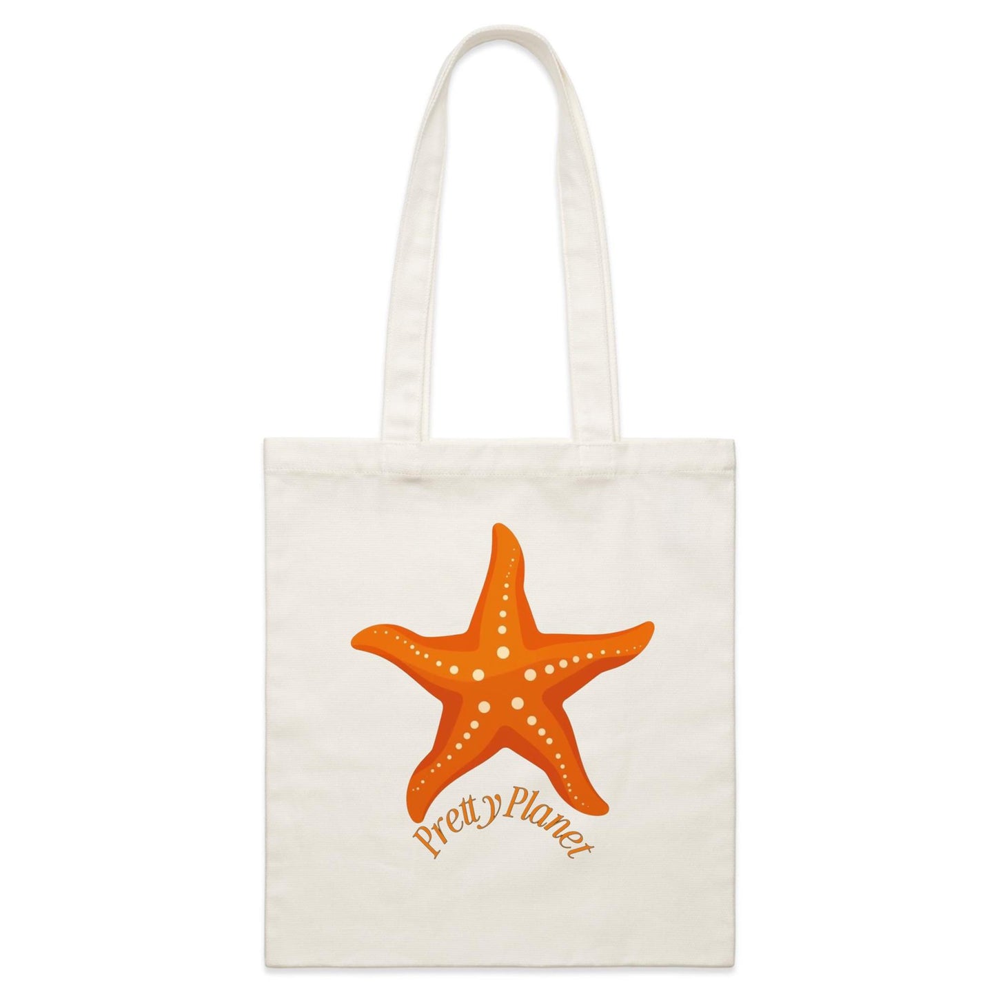 Small Canvas Tote Bag - Starfish